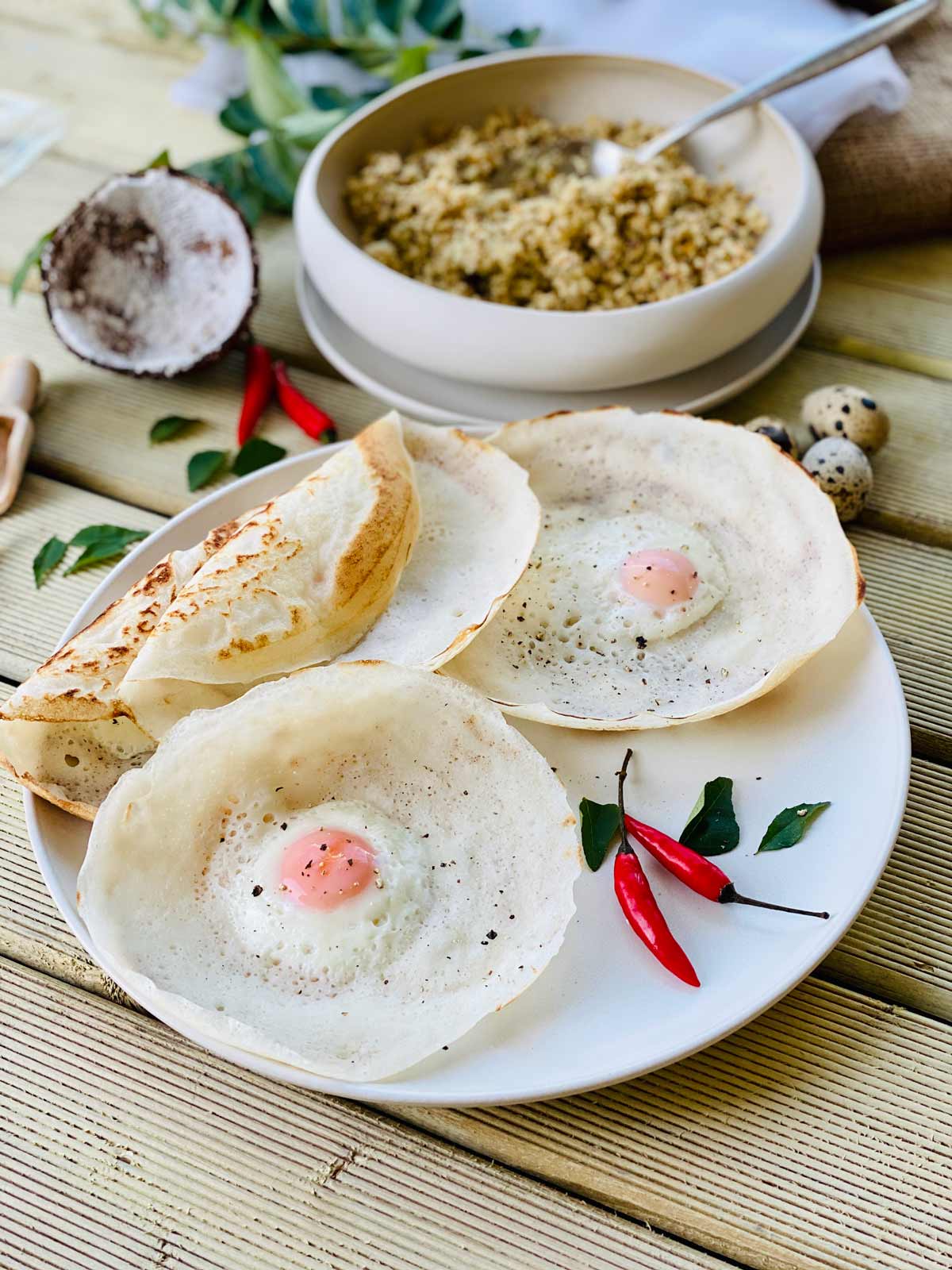 Appam or Sri Lankan hoppers - Ramona's Cuisine