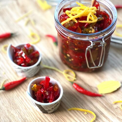 Chilli ginger and lemon jam