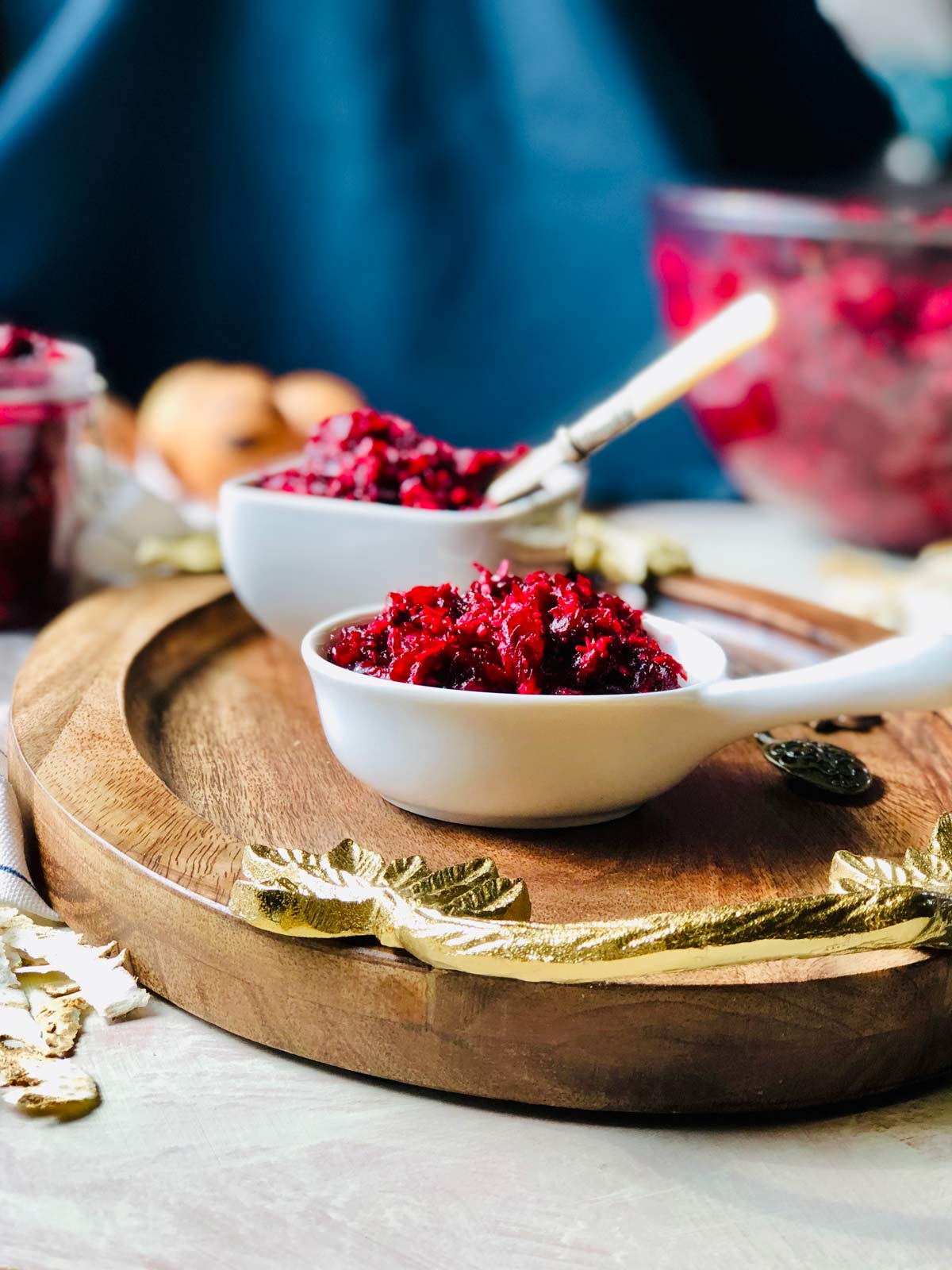 Homemade horseradish relish