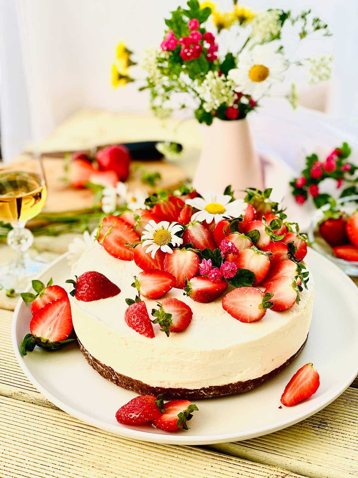 Strawberry cheesecake