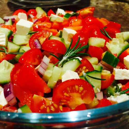 Feta cheese salad