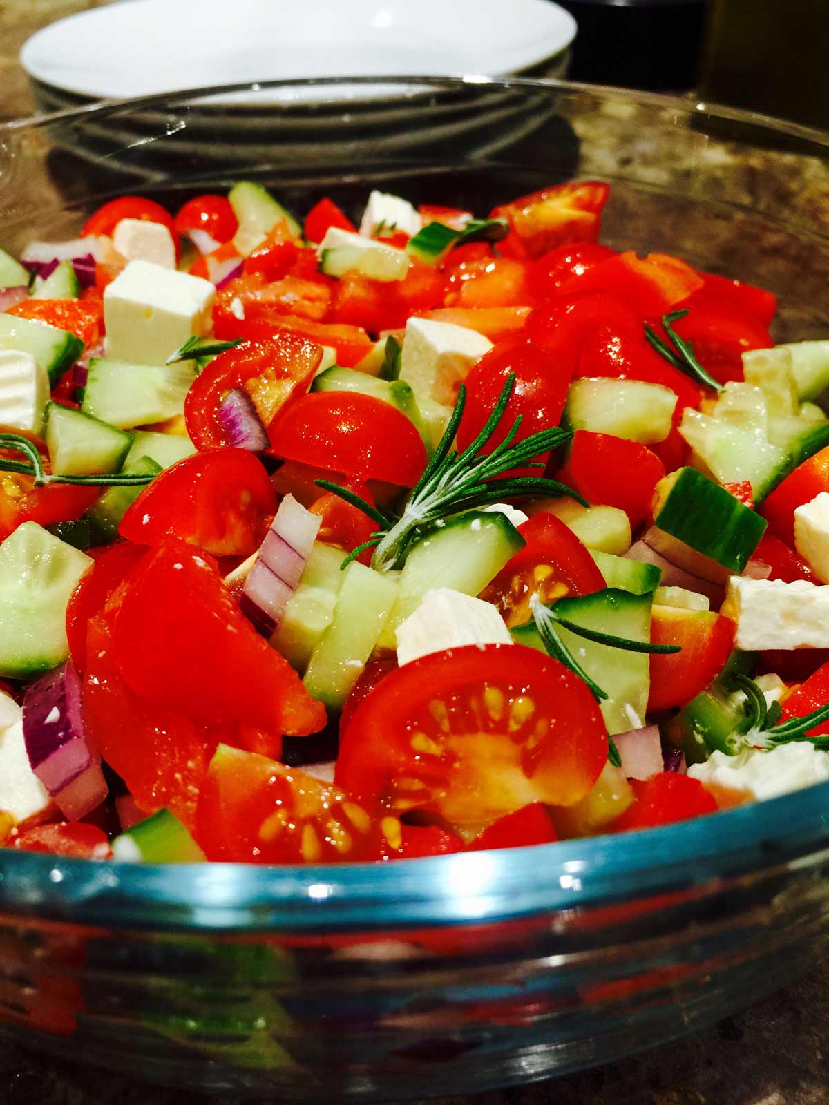 Feta cheese salad