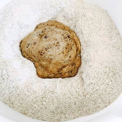 Rye bread: dough preparation