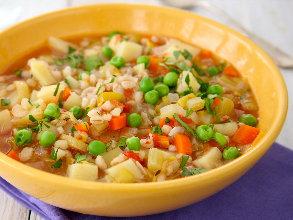 vegetable barley soup recipe